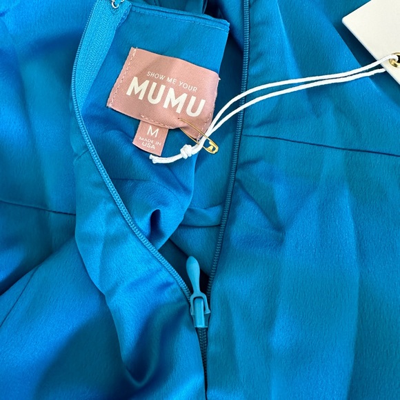 NWT Show Me Your MUMU / Sz M / Teal Blue / Nashville vibes - Picture 9 of 11